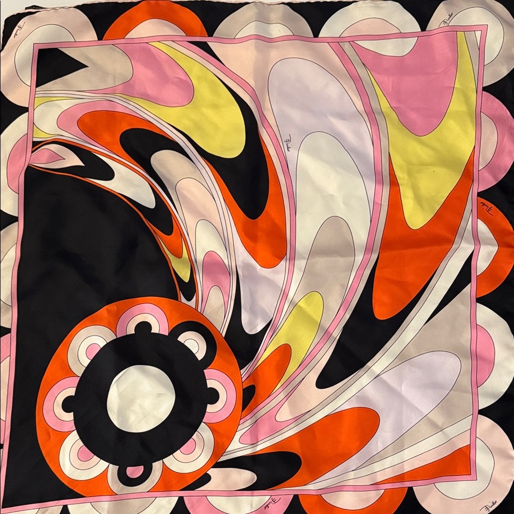 Pucci Abstract Silk Scarf